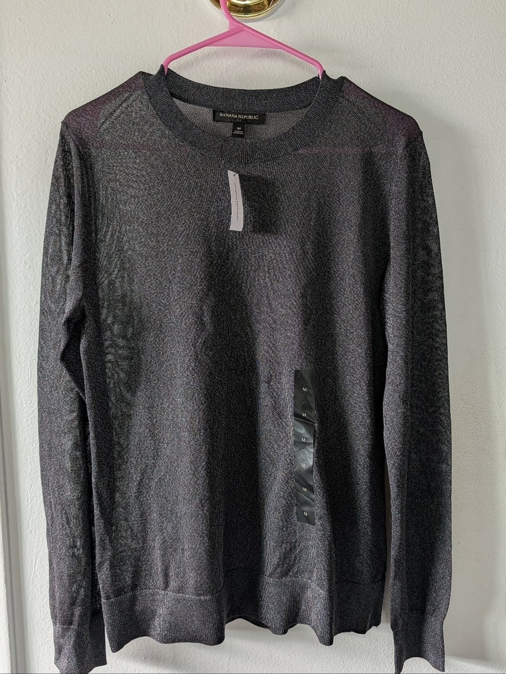 Banana Republic Men's Crewneck Sweater in Charcoal